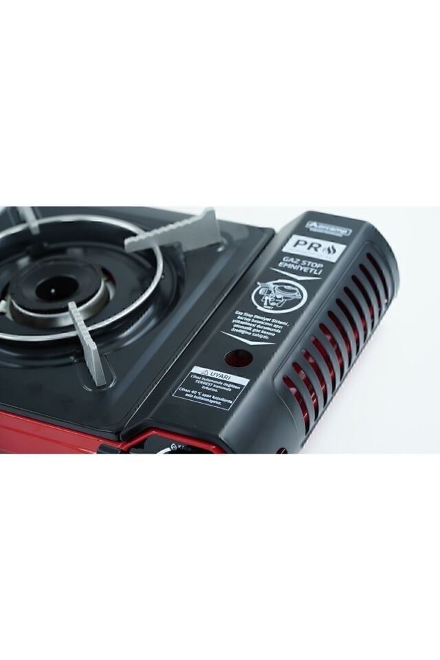 Portatif Tekli Kamp Ocağı Kırmızı