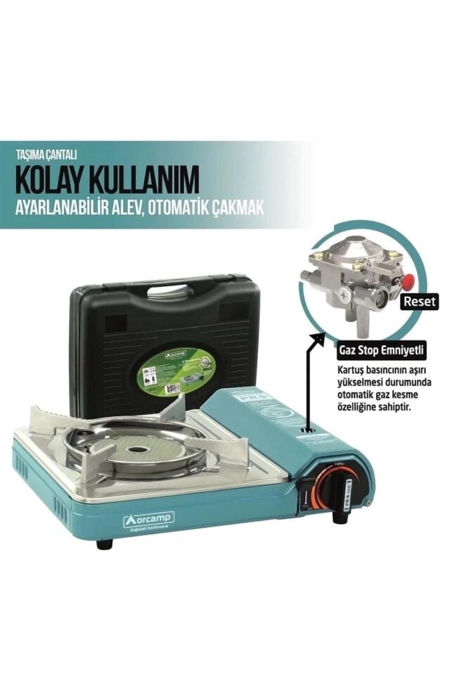 Tekli Portatif Pro Seramik Ocak - - Mavi (CK-508)